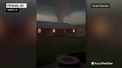 Destructive tornadoes rip across Ohio