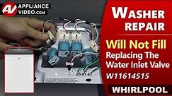 Washer Water Inlet Solenoid Valve issues - Diagnostic & Repair by Factory Technician