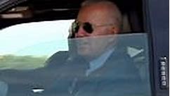U.S. President Joe Biden test drives new Ford F-150 electric truck