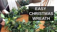 EASY Christmas Wreath | How To Make A Christmas Wreath