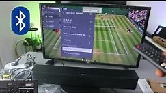 How to Connect Bose Soundbar To TV Via Bluetooth