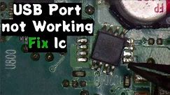 USB Port Not workin | Usb ic replace
