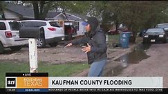 Floodwaters start to recede in Kaufman County
