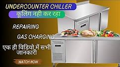 Undercounter refrigerator not cooling | Deep Freezer counter chiller repair@TECHNICALVLOGS2023