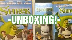 Shrek and Shrek 2 DVD UNBOXING
