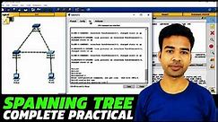 How to configure Spanning Tree Protocol & how does it work | Complete Practical