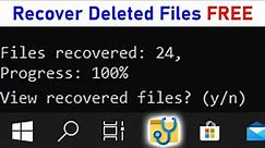 Recover Deleted Files on Windows PC for FREE