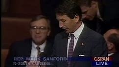 Rep. Mark Sanford first House speech.