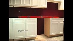 Leveling Base Cabinets - Kitchen Remodeling