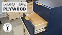 How to Finish Plywood Cabinets: Inside & Out | Sealing Plywood / Edge Banding / Painting Plywood