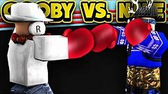 GOOBY VS NATE! (ROBLOX Boxing Simulator)