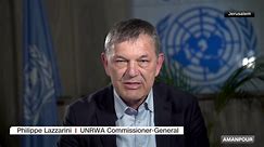 Situation in Gaza is a "man made famine" says UNRWA chief