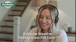 PetSafe Extreme Weather Sliding Glass Pet Door Replacement Flaps – Energy Efficient – Size Large – Compatible Extreme Weather Sliding Glass Pet Door for Dogs and Cats