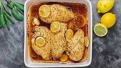 Baked Lemon Chicken (quick and easy 30 minutes chicken dinner recipe)
