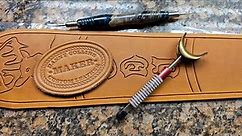 Preparing your leather project for tooling.
