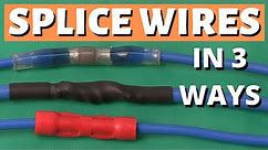 How to splice wires - how to solder, how to crimp, wire connectors