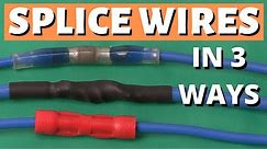 How to splice wires - how to solder, how to crimp, wire connectors