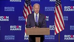Joe Biden is speaking live