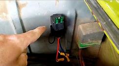 Overview: 1977 VW Bus "Hard Start Relay" installed. Reduced voltage drop & amp draw when starting.