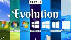 Evolution of Windows OS | part-2 | from 2001 to 2023 | XP to 11 #windows