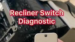 Recliner Switch Diagnostic by #number2project #sacramento #SmallBusiness #furniturerepair #reclinerrepair