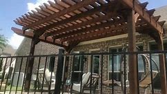 Shade structures like these... - Miller Fence and Patio