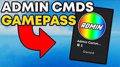 HD Admin Gamepass - Roblox Studio Tutorial