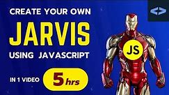 Create Your Own JARVIS using JAVASCRIPT 🔥 | JavaScript for beginners | JARVIS personal chatbot