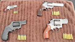 Load and Shoot Revolvers .22lr, 38 special, 357 MAGNUM, 44 MAGNUM. Ruger Redhawk, Kimber K6