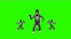 Monkeys Dancing #1 / Green Screen - Chroma Key