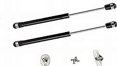 100N/22lb Gas Strut Lift Support Soft Open & Down Lid Support Gas Strut,Gas Spring,Gas Shocks,Lid Hinge for Tool Box, Storage Chest/Trunk/Bench Lid Stay,Set of 2(Black)