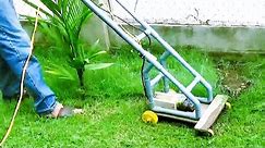 DIY Lawn Mower From Angle Grinder