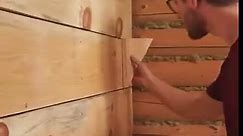Building A Log Cabin, Kitchen shelves Running water Gutters DIY Curtains