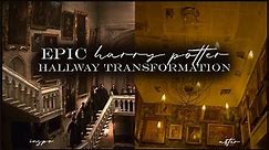 Creating a Hogwarts Inspired Hallway: DIY Harry Potter Makeover - Ep. 2 of Cassie's Cottage
