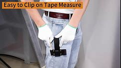 tape measure holder for belt with tape measure clip for tape measure holster, pencil clip and screwdriver holder
