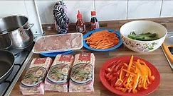 Special Food China box Recipe/Chinapfanne Rezept/ المعكرونة الصينية بطريقة سهلة وطعم رائع