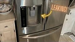 LG Refrigerator LeaKing Water! (How I fixed Mine)