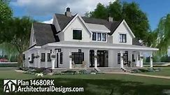 Introducing Architectural Designs Modern Farmhouse Plan 14680RK!