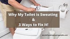 How to Fix My Sweaty Toilet - 3 Ways to Fix It Now!