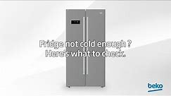 Fridge not cold enough? Here's what to check | by Beko