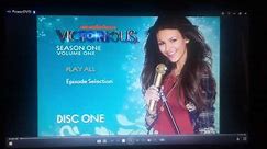 Victorious Season 1 Vol. 1 Disc 1 Menu Walkthrough!