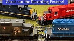 All New HO EMD SD40's from Broadway Limited! Check out the Macro Recording Feature!