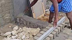 Stairs Techniques_Porch! Stairs Accurately Build With Bricks and Cement