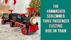 The Hammacher Schlemmer Three Passenger Electric Ride On Train