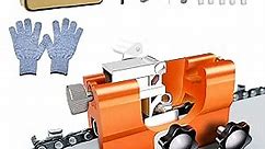 Chainsaw Chain Sharpener - Portable Chainsaw Sharpeners Kit, Manual Operated Chainsaw Teeth Sharpening Jig, Saw Blade Sharpening Tools for Universal Pole Saws &Chain Saws to Get Fast Efficient Cutting