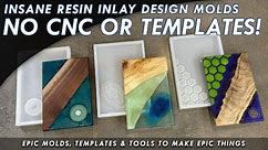 Insane Resin Inlay Design Molds - Resin Art Meets Wood & Resin Serving Boards