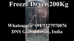 Industrial Freeze Dryer for Fruit snacks, Dried vegetables, Ready to Eat Meals