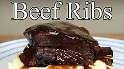 Slow cooked braised beef short ribs recipe