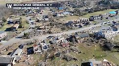 Bowling Green, KY tornado damage, taken 12/12/21