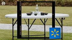 Walmart se luce con descuentazo en mesa plegable circular reforzada que soporta hasta 120 kilos